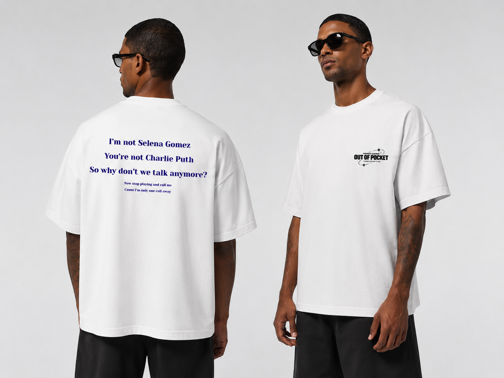 ‘One call away’ Unisex Oversized Standard T-Shirt